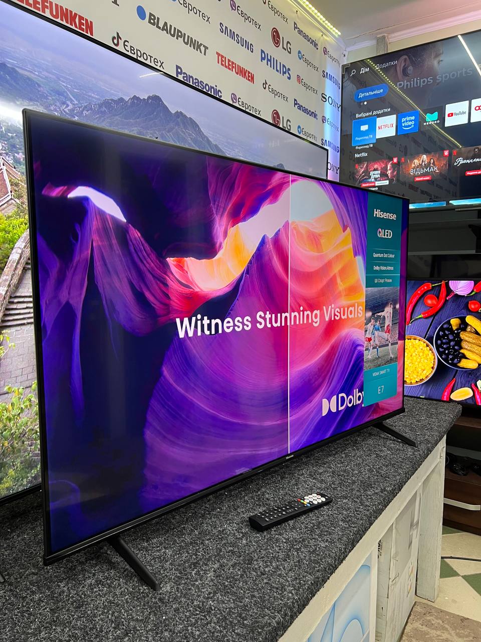Телевізор Hisense 55E77NQ QLED - фото 3