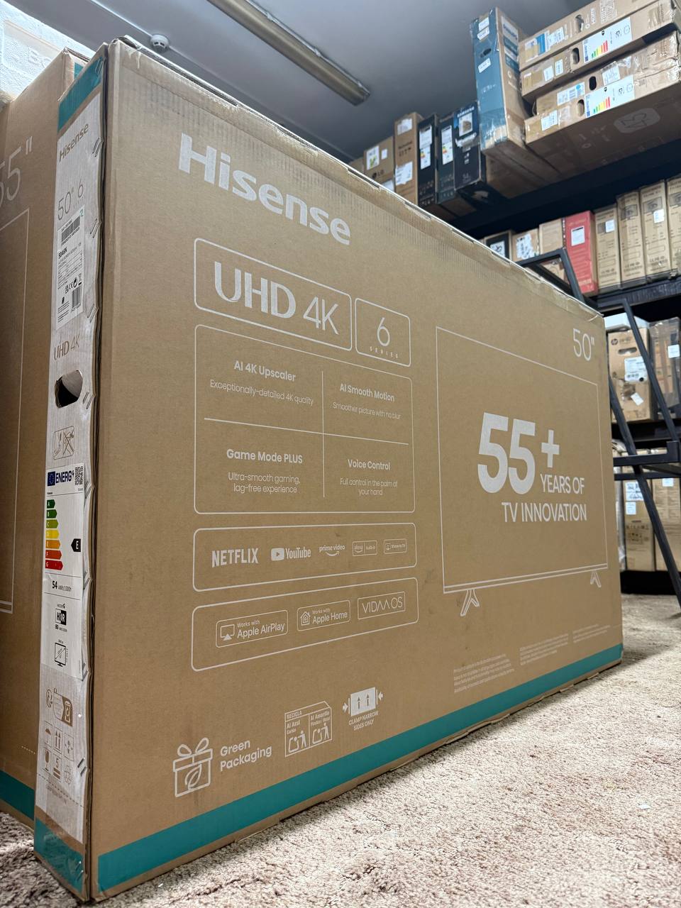 Новий телевізор 50" дюймів Hisense 50A6N - фото 5