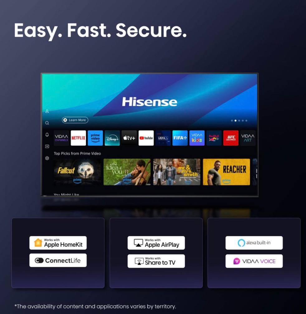 Телевізор 50" дюймів Hisense 50U7Q  - фото 2