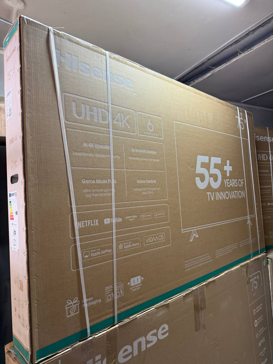 Телевізор 75" дюймів Hisense 75A6N  - фото 4